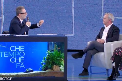 Che tempo che fa, Mentana gela Fazio: "Campagna sull'antifascismo e poi..."