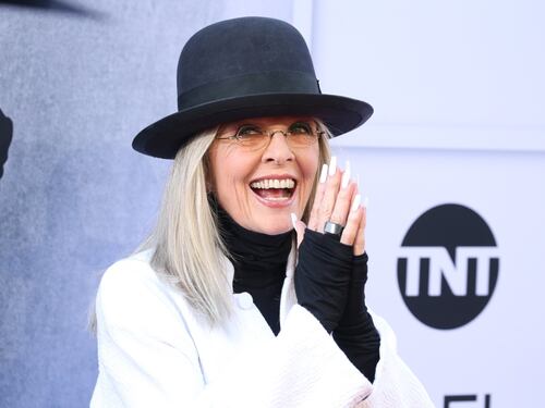 Il David di Donatello bacia Diane Keaton