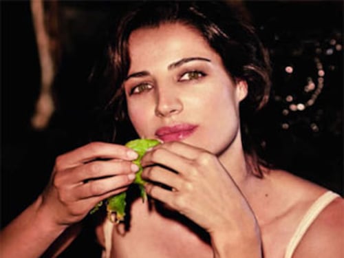 Luisa Ranieri al cinema Farnese di Roma