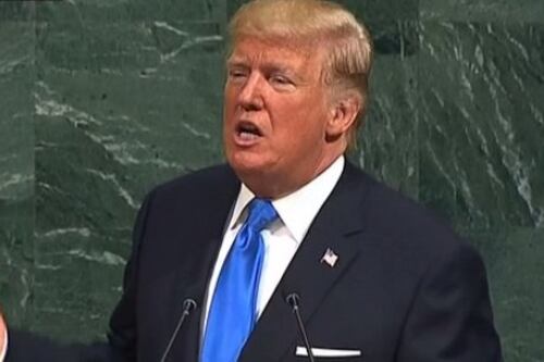 Donald Trump all'Onu: se la Corea del Nord ci attacca la distruggeremo