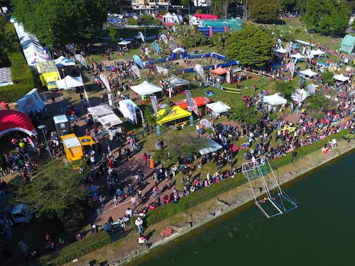 Sport in famiglia al laghetto dell'Eur