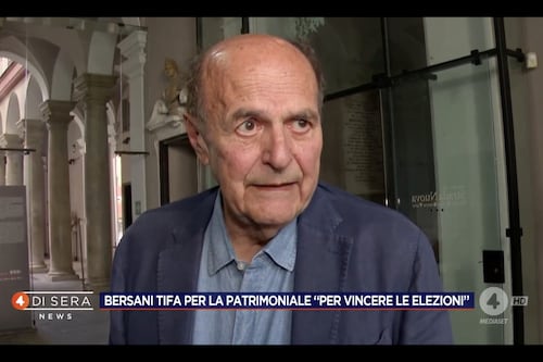 4 di Sera, Bersani ha la ricetta per la sinistra: “Con la patrimoniale vittoria delle elezioni”