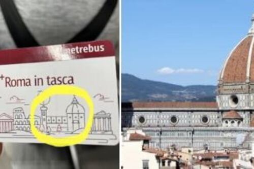 Biglietto dell'Atac con Santa Maria del Fiore, la gaffe è clamorosa