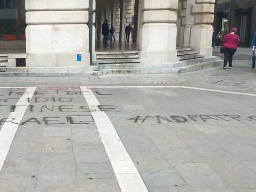 Udine blindata per Italia-Israele. E spuntano le scritte dei filo-Hamas