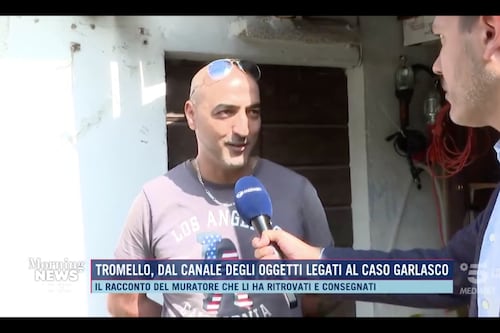 Garlasco, parla l’uomo che ha trovato gli oggetti nel canale: “Li ho utilizzati”
