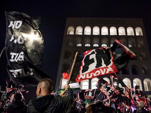 La marcia di Forza Nuova per la patria: "Oggi a Roma, domani in tutta Italia"