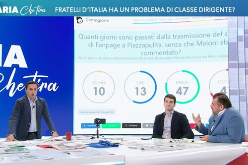 L'aria che tira, Crespi fa crollare il teatrino di Parenzo: "Pericolo fascista?"