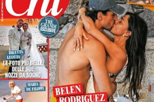 Belen Rodriguez allo scoperto: "Mini luna di miele", paparazzata da Chi