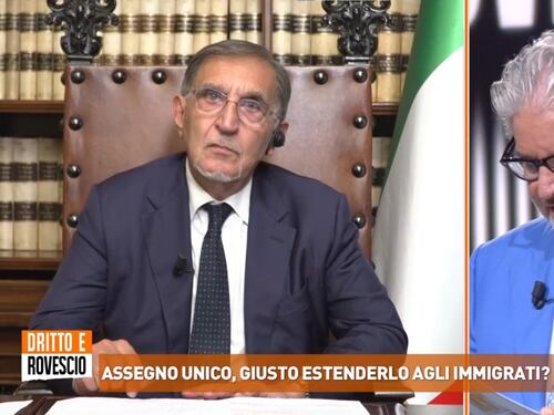 Dritto e rovescio, La Russa esalta il governo Meloni: “Italia quarta potenzia mondiale”