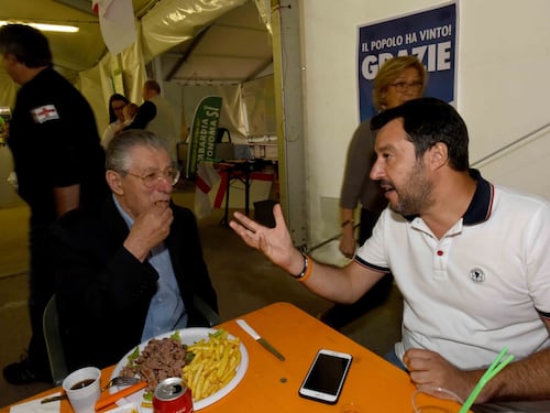 Salvini: "Ho candidato Bossi perché gli sono riconoscente"