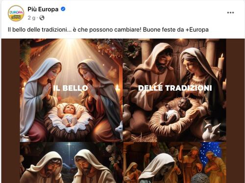 La sinistra vuole l’inclusione e continua la guerra al Natale