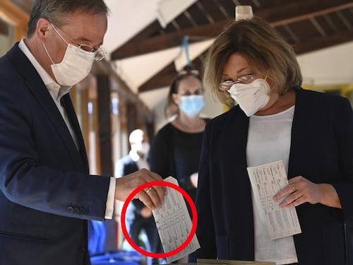 Germania, il candidato della Merkel la combina grossa al seggio. "Voto da annullare" ma Laschet viene graziato