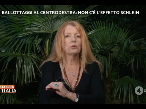 Stasera Italia, Brambilla disintegra Schlein: “Ha spaventato gli elettori”
