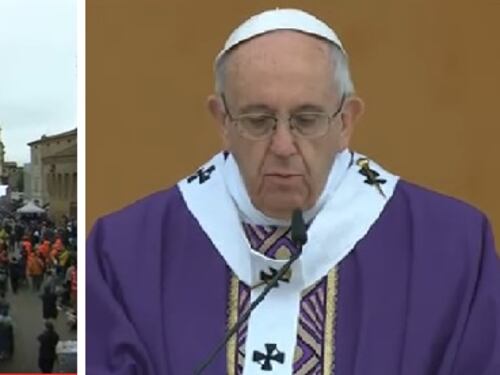 Papa Francesco a Carpi: "Non siate prigionieri del pessimismo"