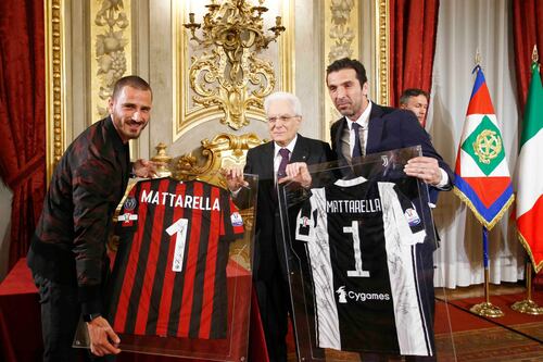 Mattarella riceve Juve e Milan: "Io arbitro, i giocatori mi aiutino"