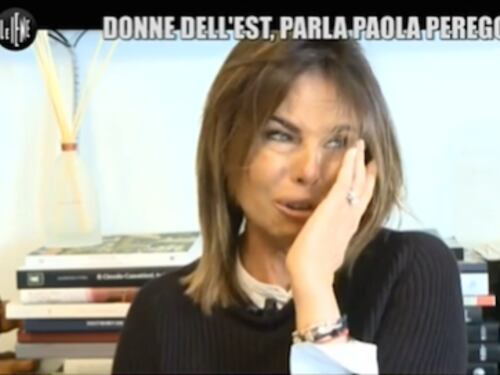 Lista sulle donne dell'Est a "Parliamone sabato", Paola Perego in lacrime: ho un marito scomodo