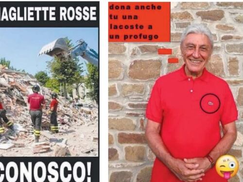 Sul web la risposta satirica a #magliettarossa. Vip traditi da Rolex e griffe