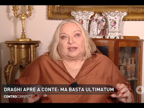 Controcorrente, Maria Giovanna Maglie inguaia Mario Draghi: "È arrivato il momento… Non è democrazia”