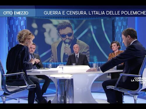 Otto e mezzo, Giannini punta Venier per il caso Ghali. Ma Gruber spiazza tutti