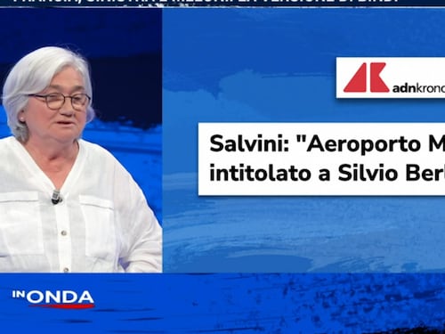 Aeroporto Silvio Berlusconi, Bindi non si smentisce: "Sono venuta in treno"
