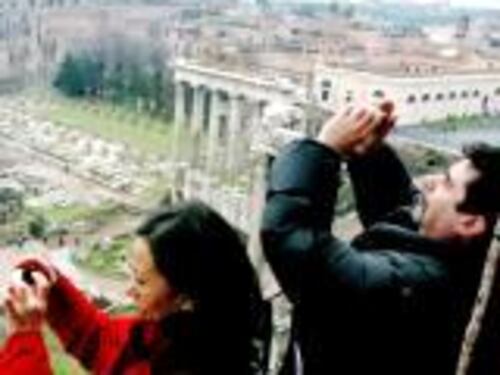 Piazza Venezia: Scippi e vù cumprà