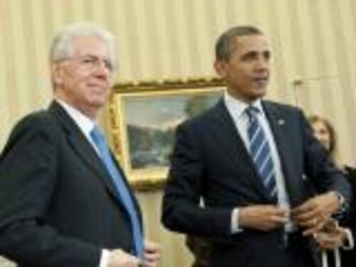 Il salvagente americano di Monti