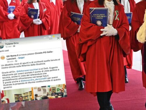 Giustizia, quei comizi dei magistrati testimonial di Pd e Cgil: è polemica