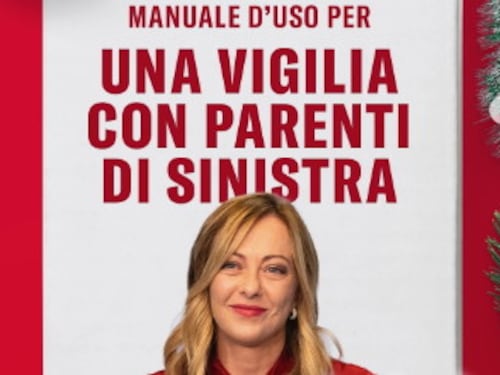 Natale, il post definitivo di FdI: ecco il manuale per la Vigilia con i parenti di sinistra