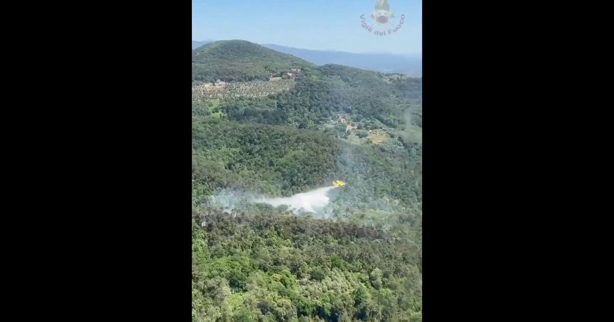 Incendio Monte Faeta, ricognizione aerea dei Vigili del Fuoco - Il Tempo