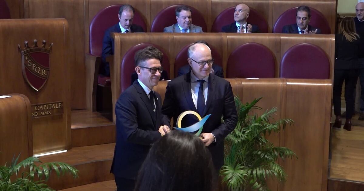 Pianeta Acqua, consegna premio Anter al Sindaco Gualtieri - Il Tempo