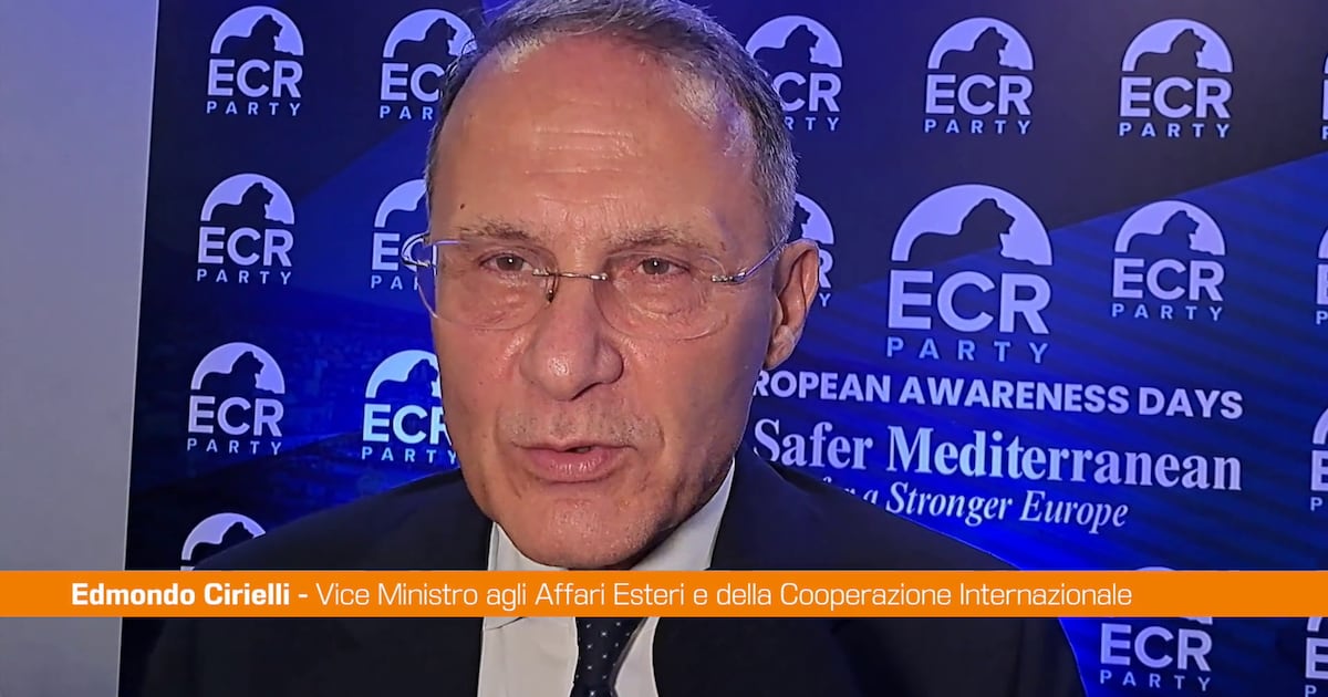 Mediterraneo, Cirielli "I nostri porti hanno ruolo fondamentale per sicurezza" - Il Tempo
