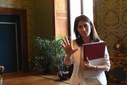 La sindaca Raggi: pensiamo al rilancio di Roma