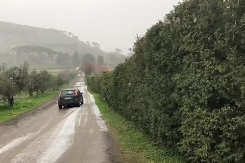 Il freddo è arrivato, la neve imbianca i Castelli romani
