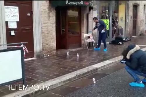Mattinata di terrore a Macerata