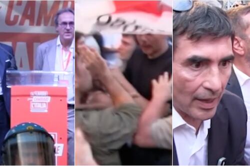 Campo largo ad alta tensione, sinistra in tilt e corpo a corpo in piazza: "Fascisti"