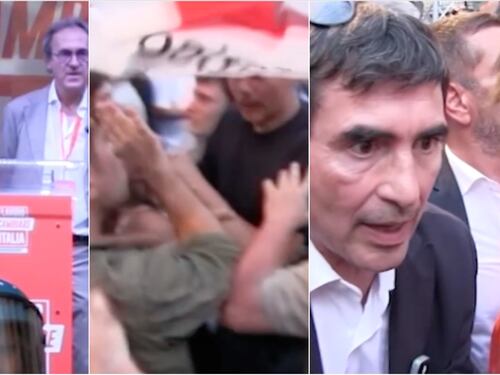 Campo largo ad alta tensione, sinistra in tilt e corpo a corpo in piazza: "Fascisti"