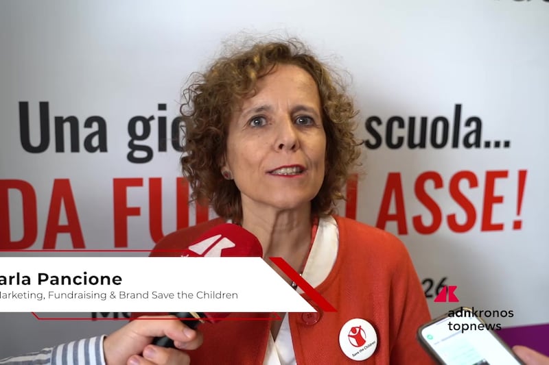 Scuola: Pancione, (Save The Children), ‘L'abbandono scolastico non è un fenomeno che avviene dall'oggi al domani’