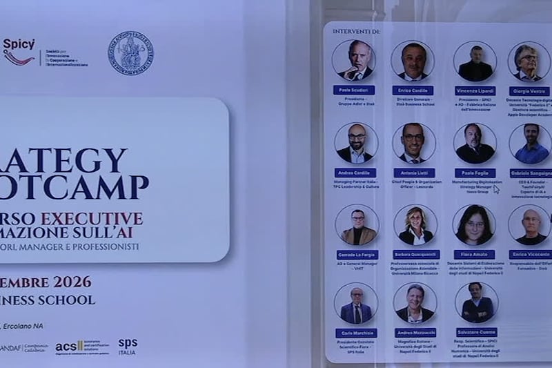 AI Strategy Bootcamp a Ercolano
