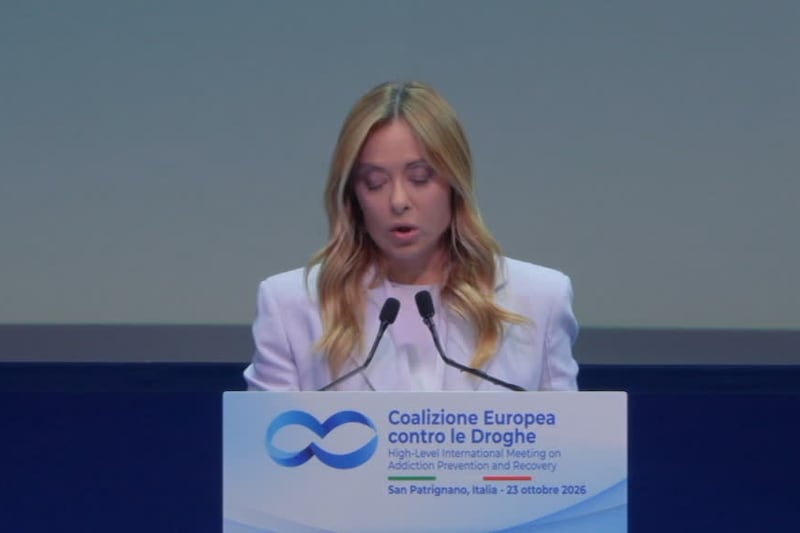 Droghe, Meloni: stroncare traffici che rendono schiave le persone