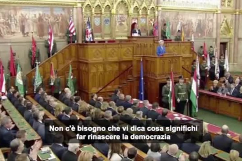 Ungheria, Von der Leyen: ecco cosa signifca far rinascere la democrazia
