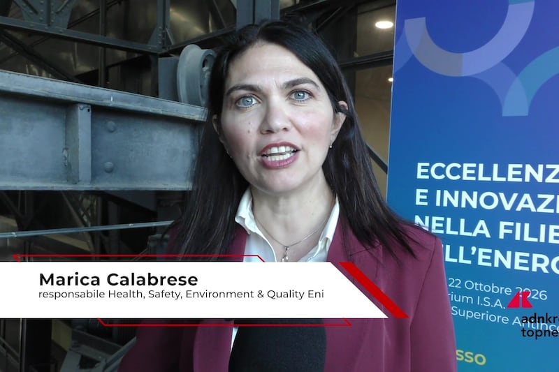 Energia, Calabrese (Eni): «Eccellenza è sicurezza quotidiana»