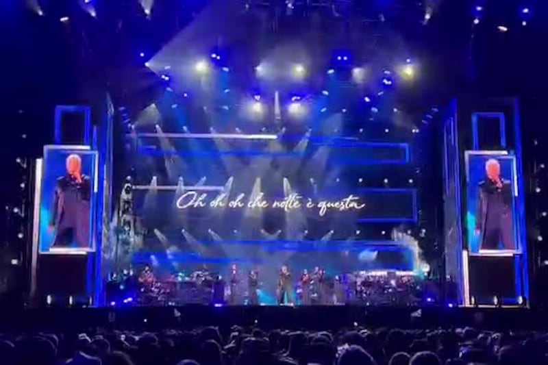 Claudio Baglioni, l'inedito a Piazza di Siena: "Che notte questa!"