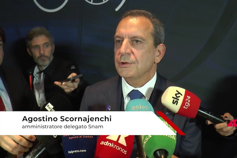 Scornajenchi (Snam): "Celebriamo 85 anni di storia straordinaria”